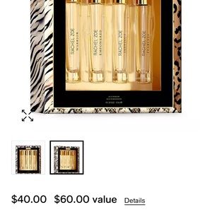 BRAND NEW - RACHEL ZOE Perfume Discovery Set - Set of 4 Eau de Parfum Sp…